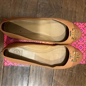 Tory Burch Everly Ballet Flats Tan